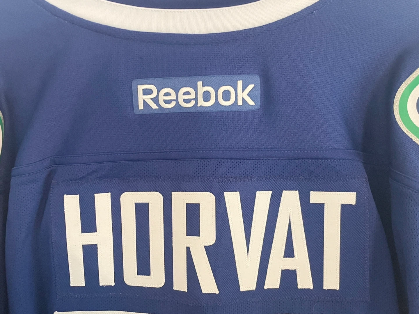 Authentic Reebok Vancouver Canucks Bo Horvat Blue Orca Jersey XL - photo 3