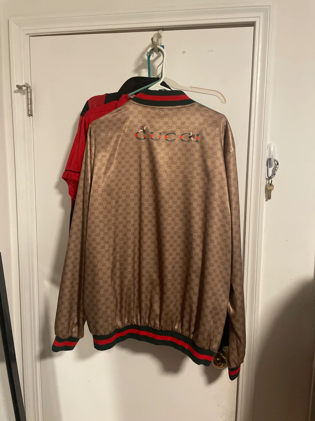 Gucci GG Monogram Bee Bomber Jacket - photo 2