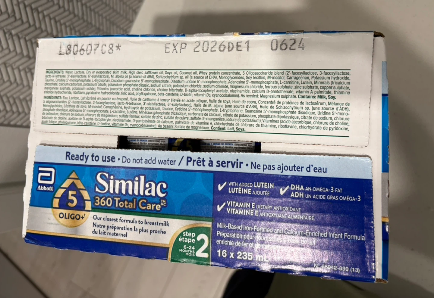 Similac 360 Total Care Step 2 Ready-To-Feed Formula 16 x 235mL - photo 3