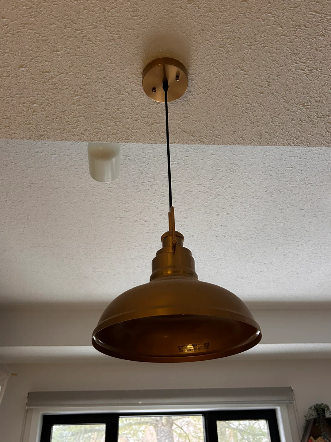 Gold Metal Pendant Light Fixture