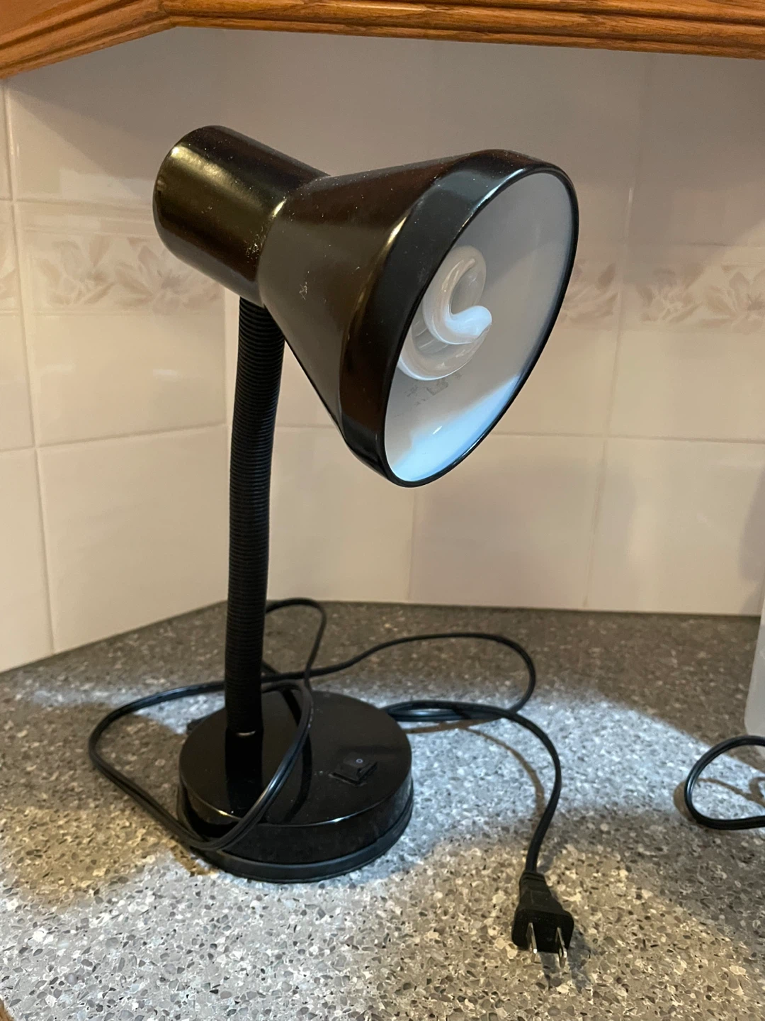 Black Gooseneck Desk Lamp