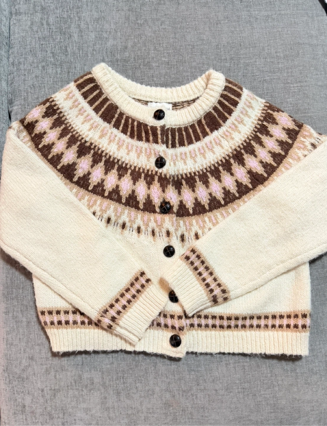 Freshman 1996 Fair Isle Cardigan