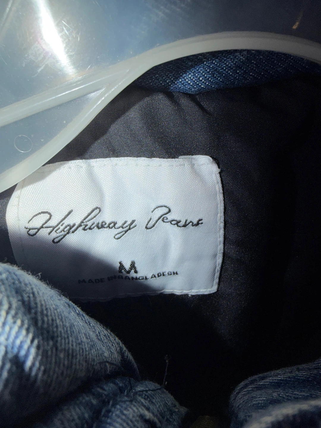 Highway Jeans Denim Puffer Jacket - Size M - photo 3