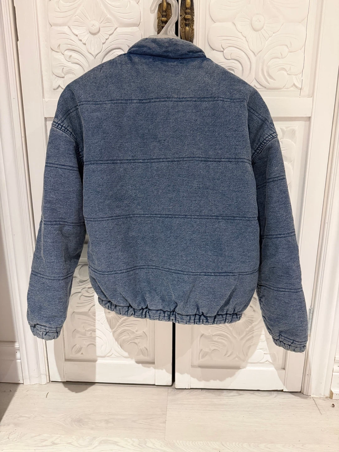 Highway Jeans Denim Puffer Jacket - Size M - photo 2