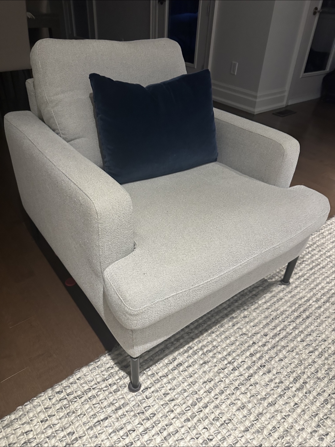 FIVE ELEMENTS Eve Chair - Grey Accent Chair