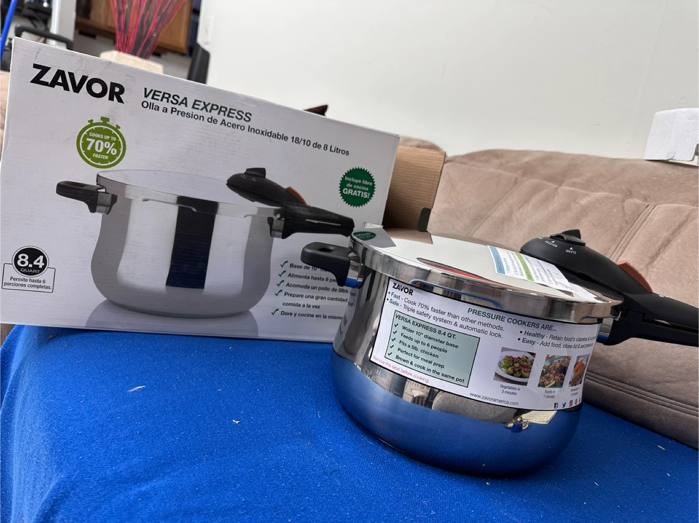 Zavor Versa Express 8.4 Qt. Stainless Steel Pressure Cooker