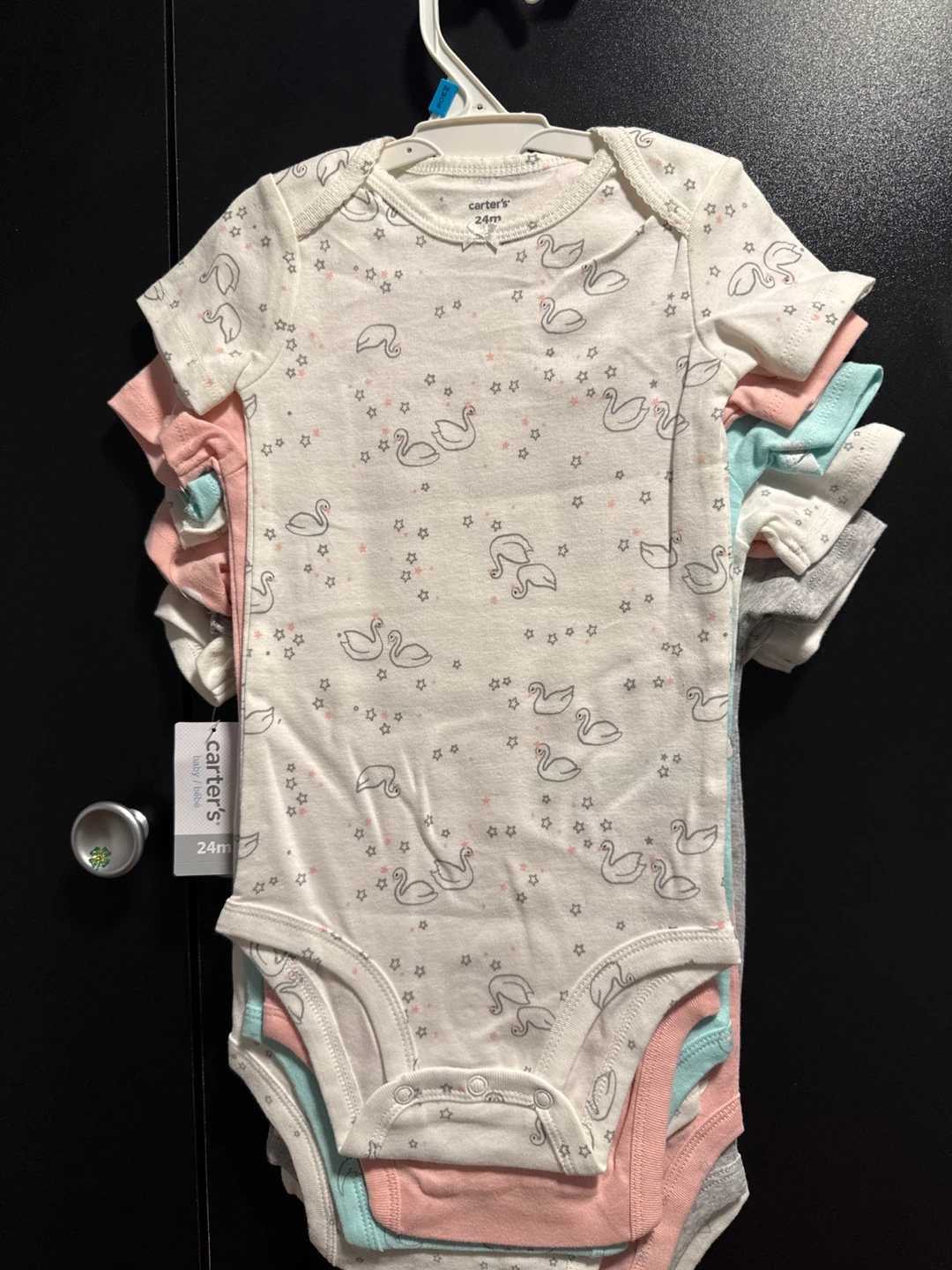 Carter's Baby Girls 24m Bodysuits 5-Pack - photo 2