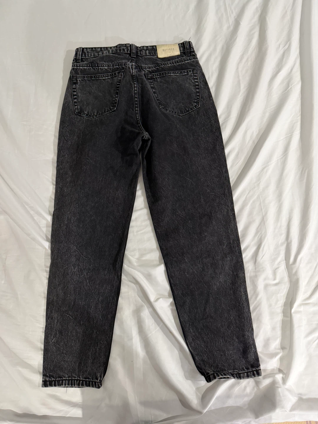 Bershka Mom Jeans - Black Wash - photo 3