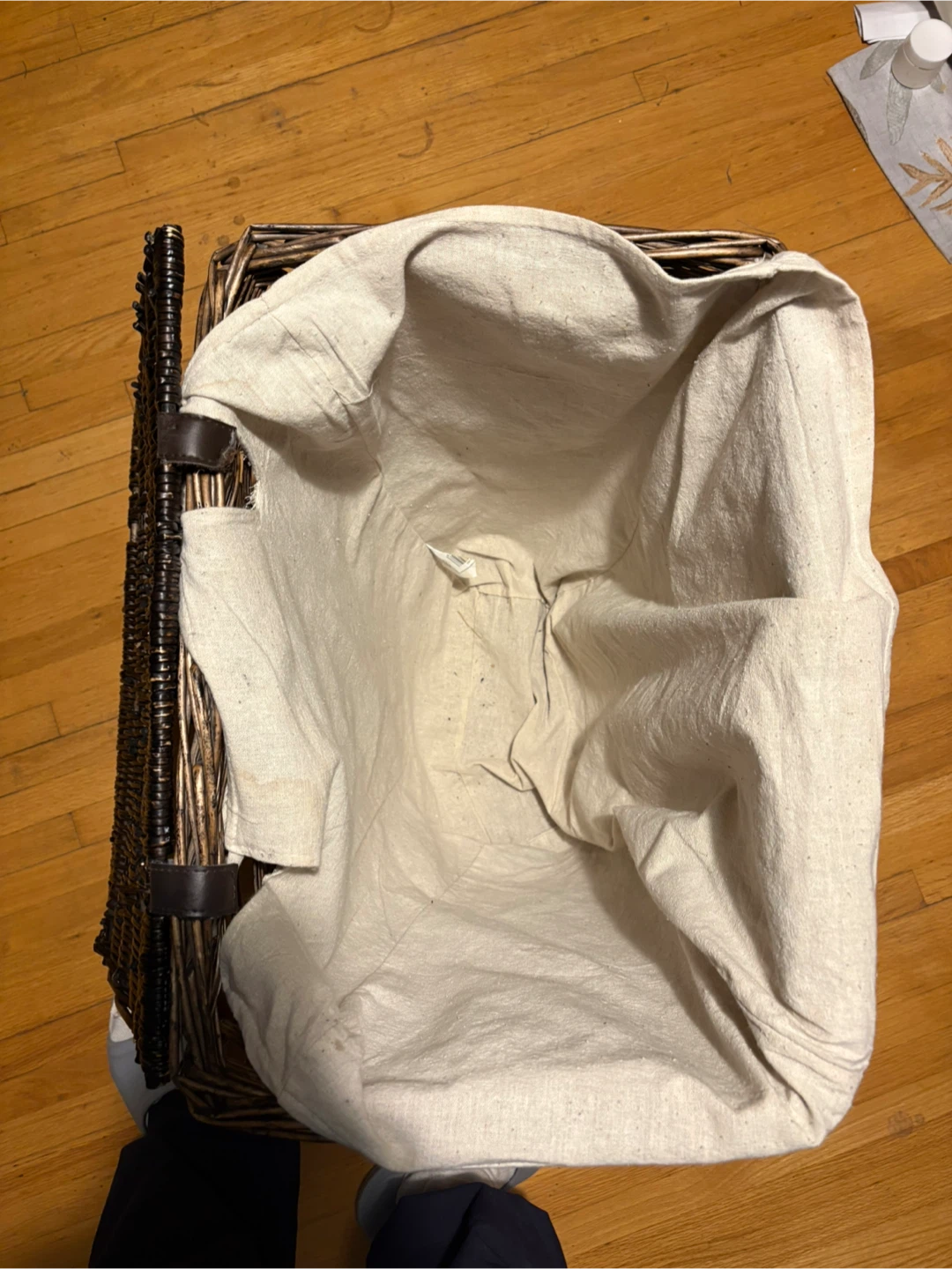 Wicker Laundry Hamper with Liner - photo 2
