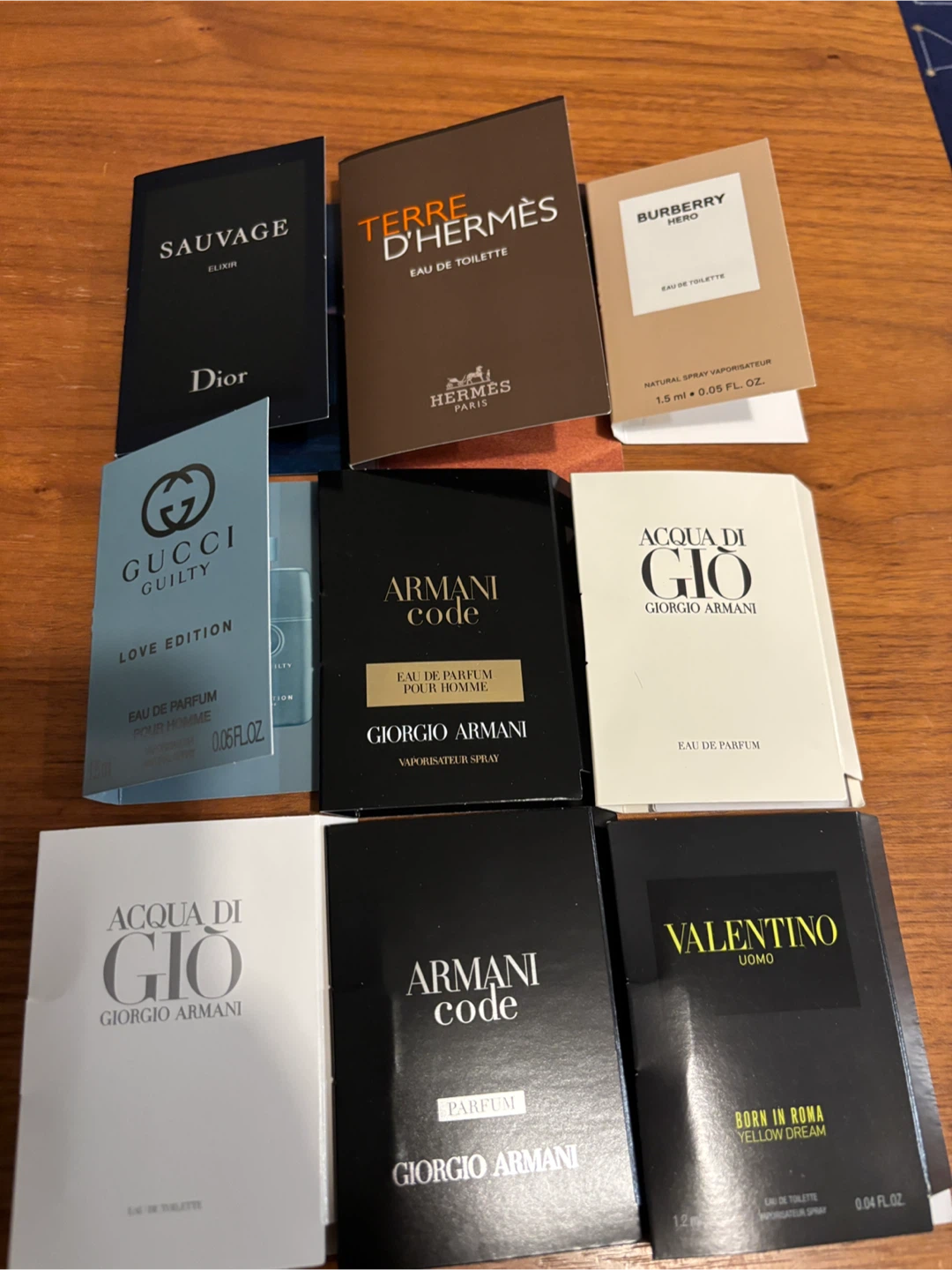 Assorted Designer Fragrance Sample Vials