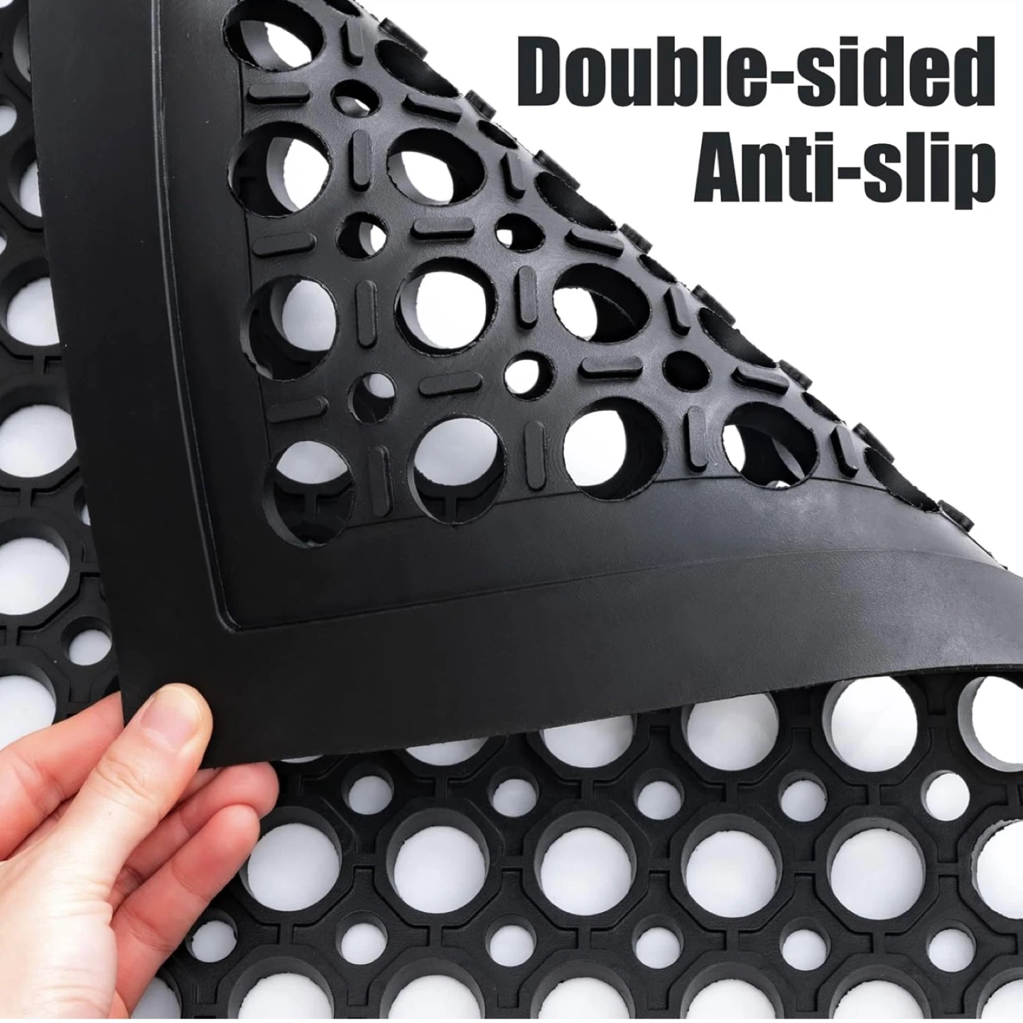 Rubber Floor Mats Commercial Restaurant Kitchen Anti Fatigue Dra - photo 5