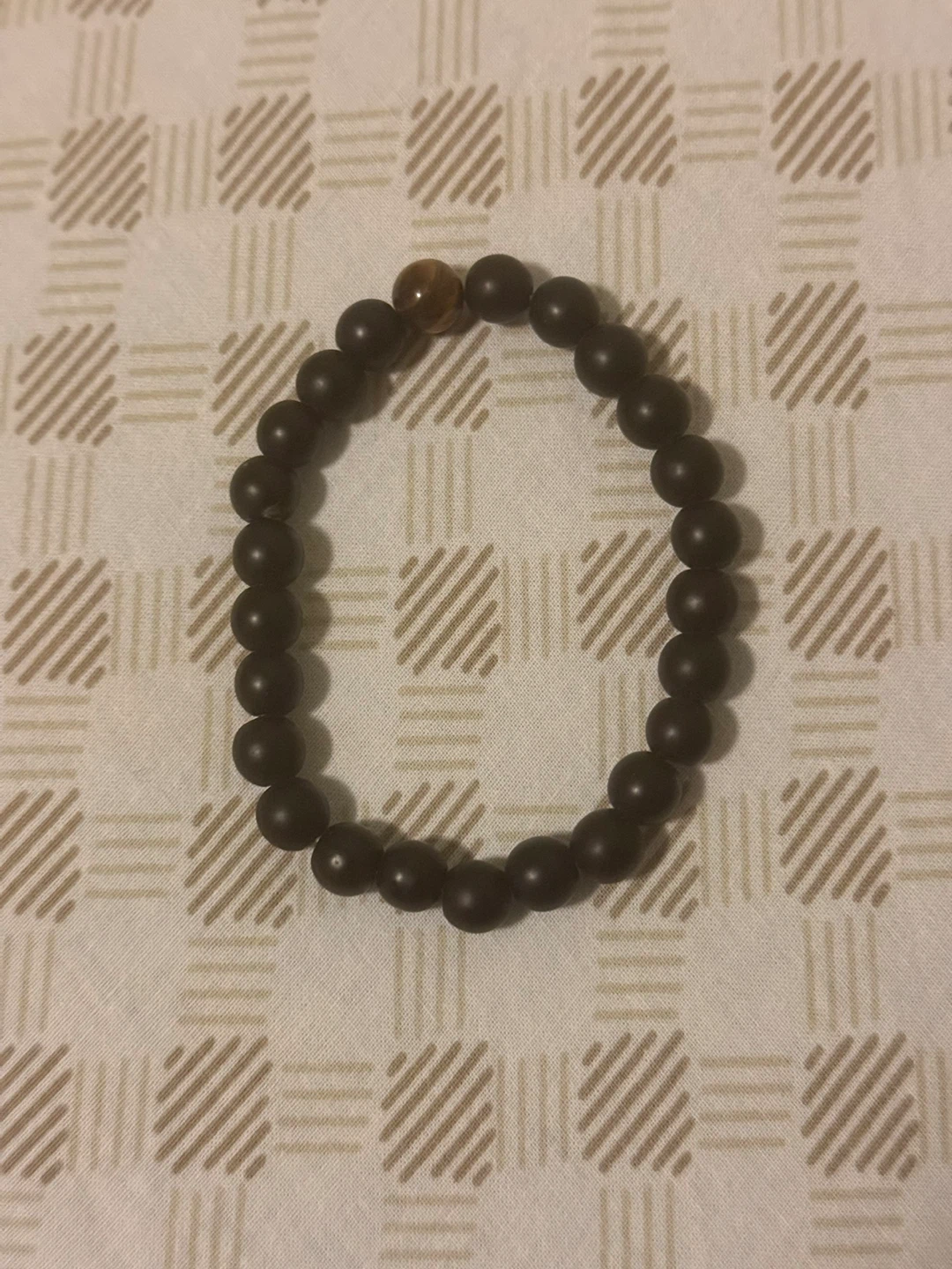 free beaded bracelet 🖤