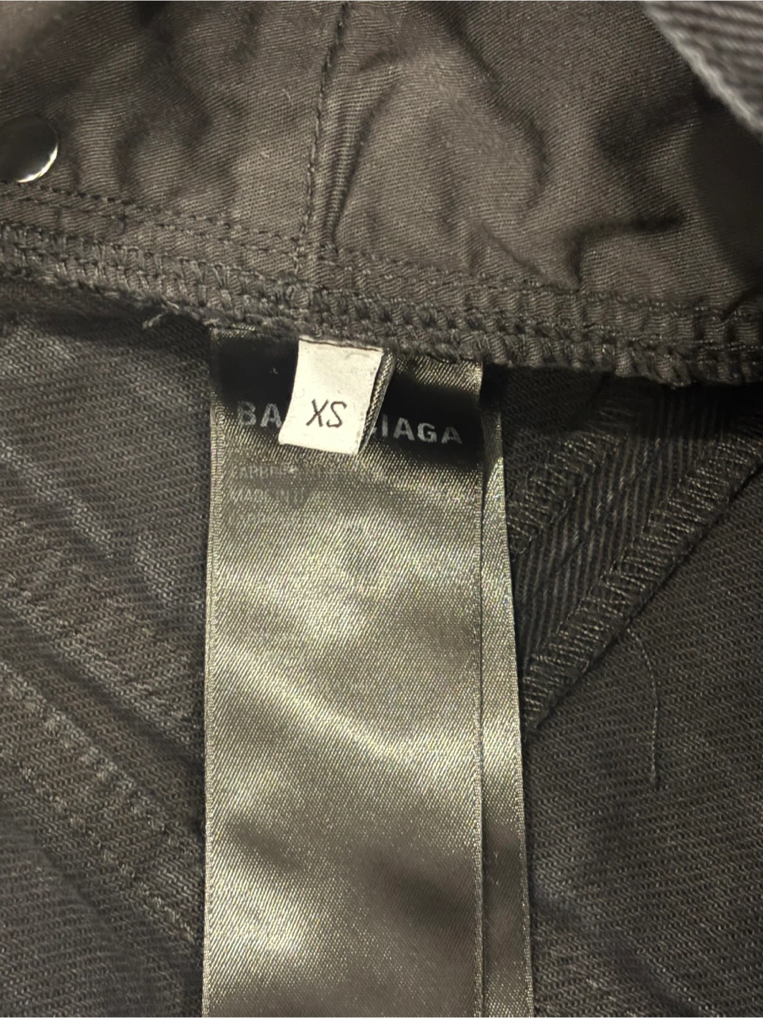 Balenciaga Black Cargo Denim Pants Flared - photo 3