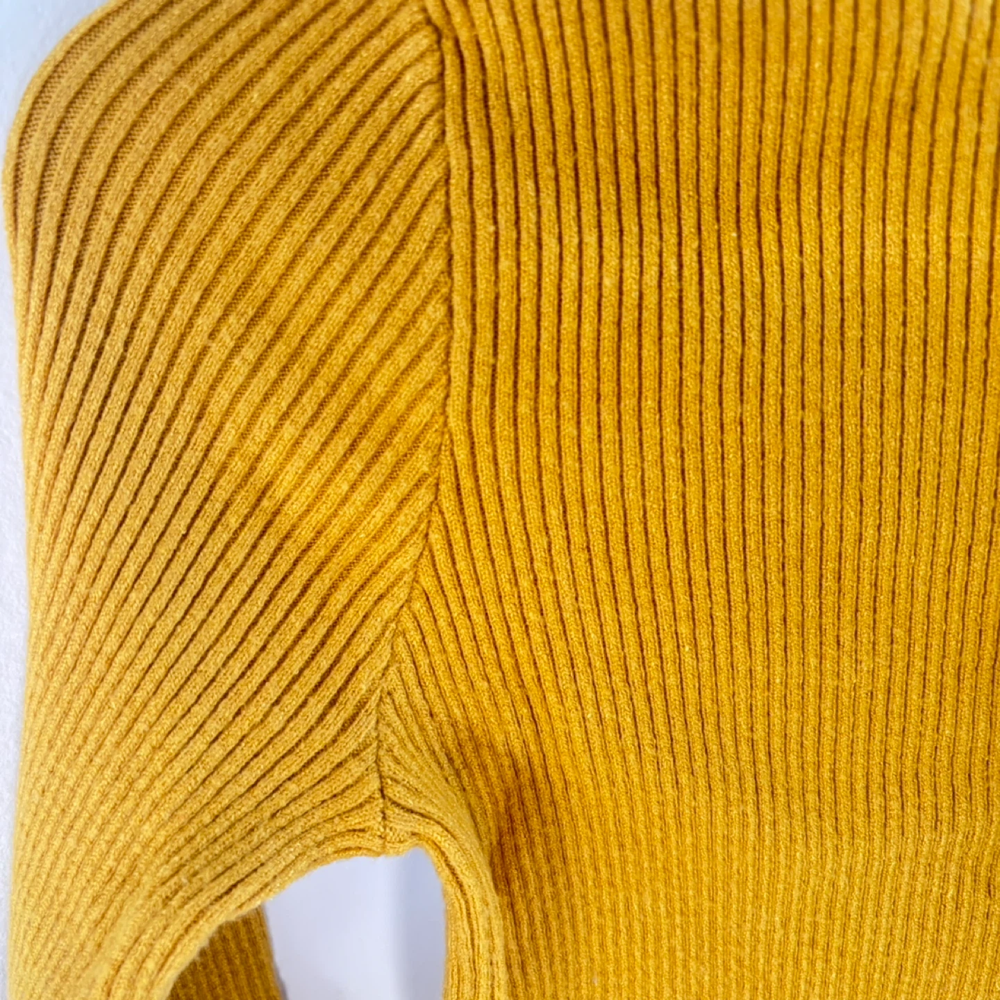 Kids Mustard Ribbed Turtleneck Sweater - photo 3