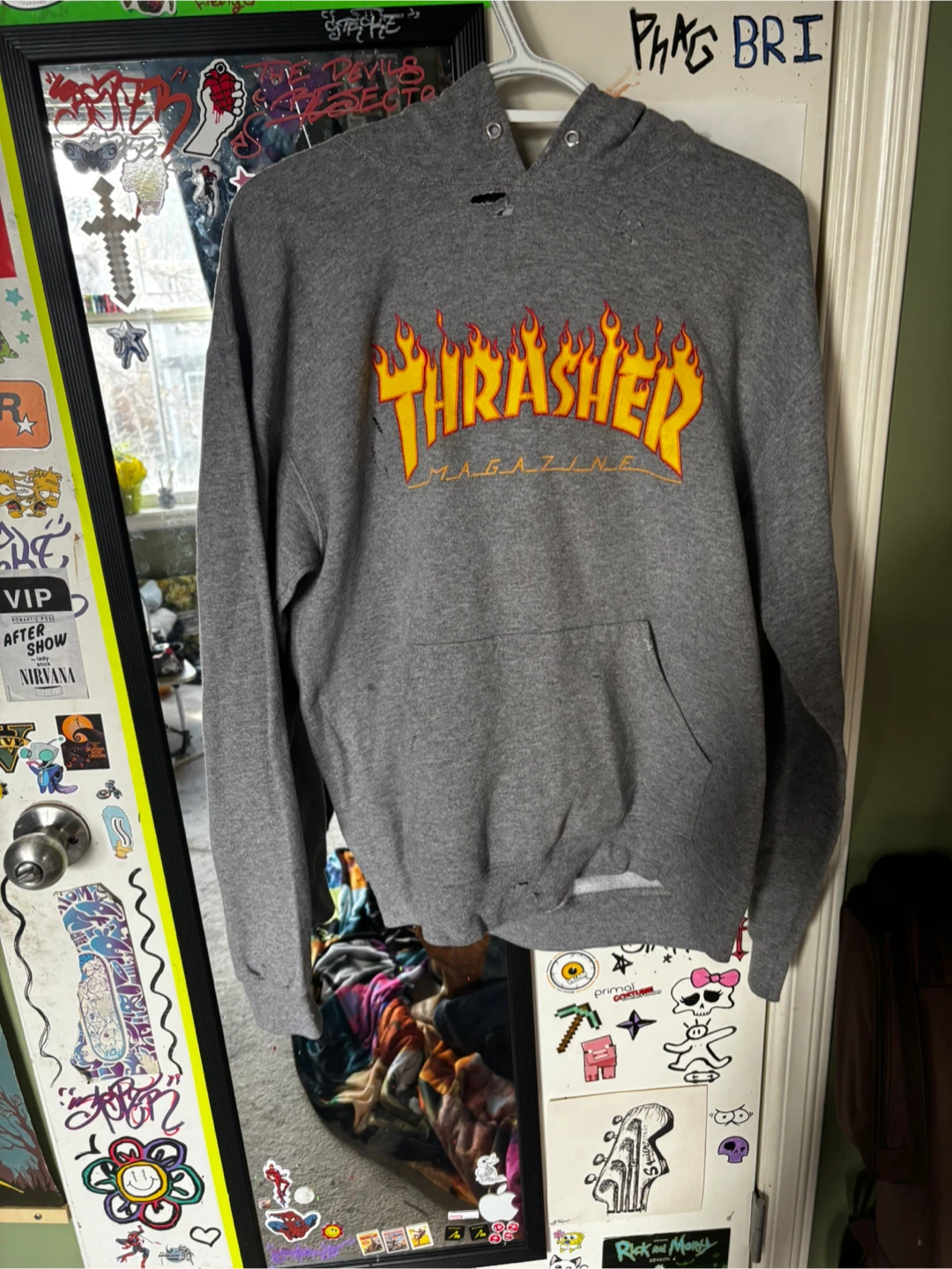 Thrasher Magazine Flame Logo Hoodie