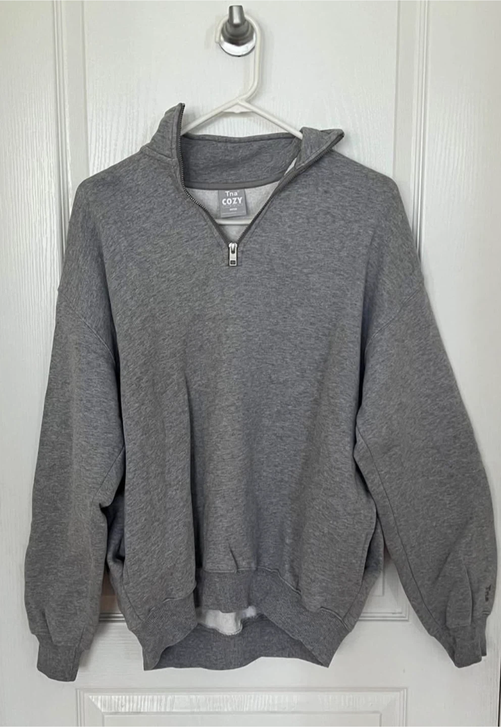 TNA Cozy Mega Quarter Zip Sweatshirt