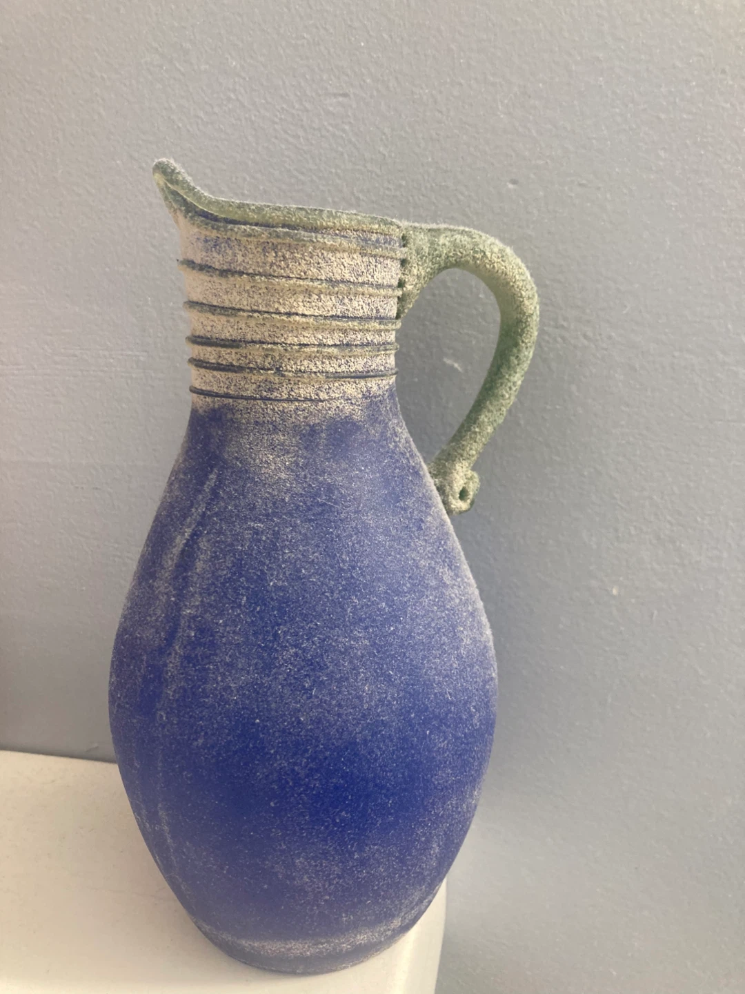 Hand made glass vase