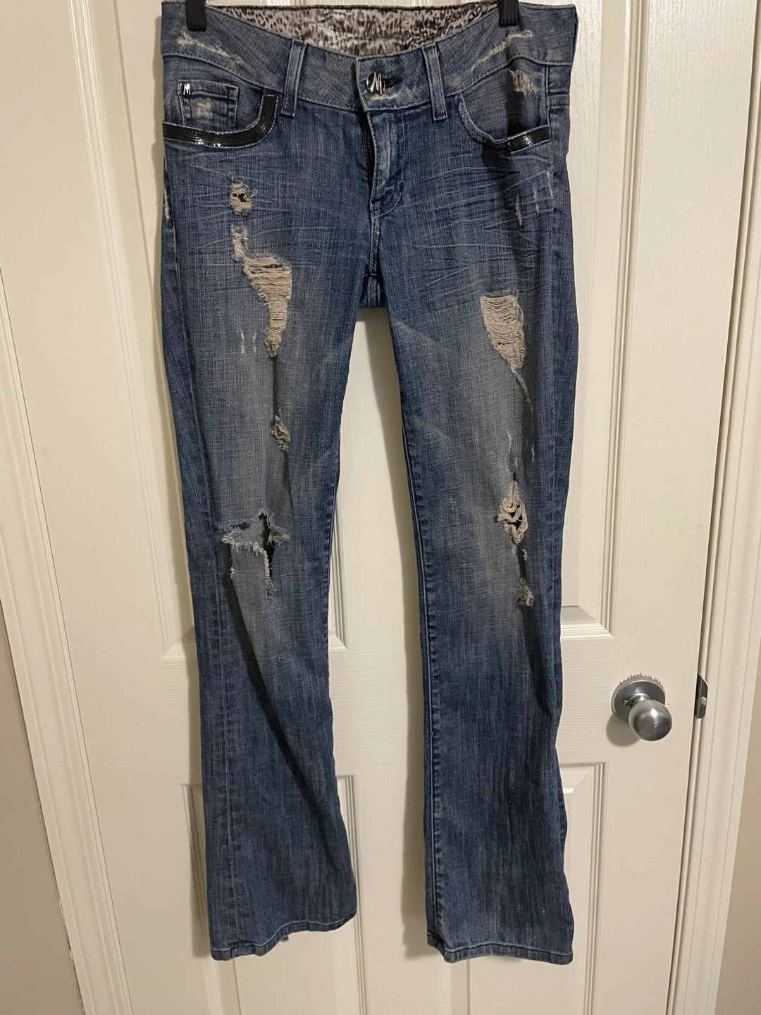 Marciano Jeans Size 28 Distressed Bootcut Denim
