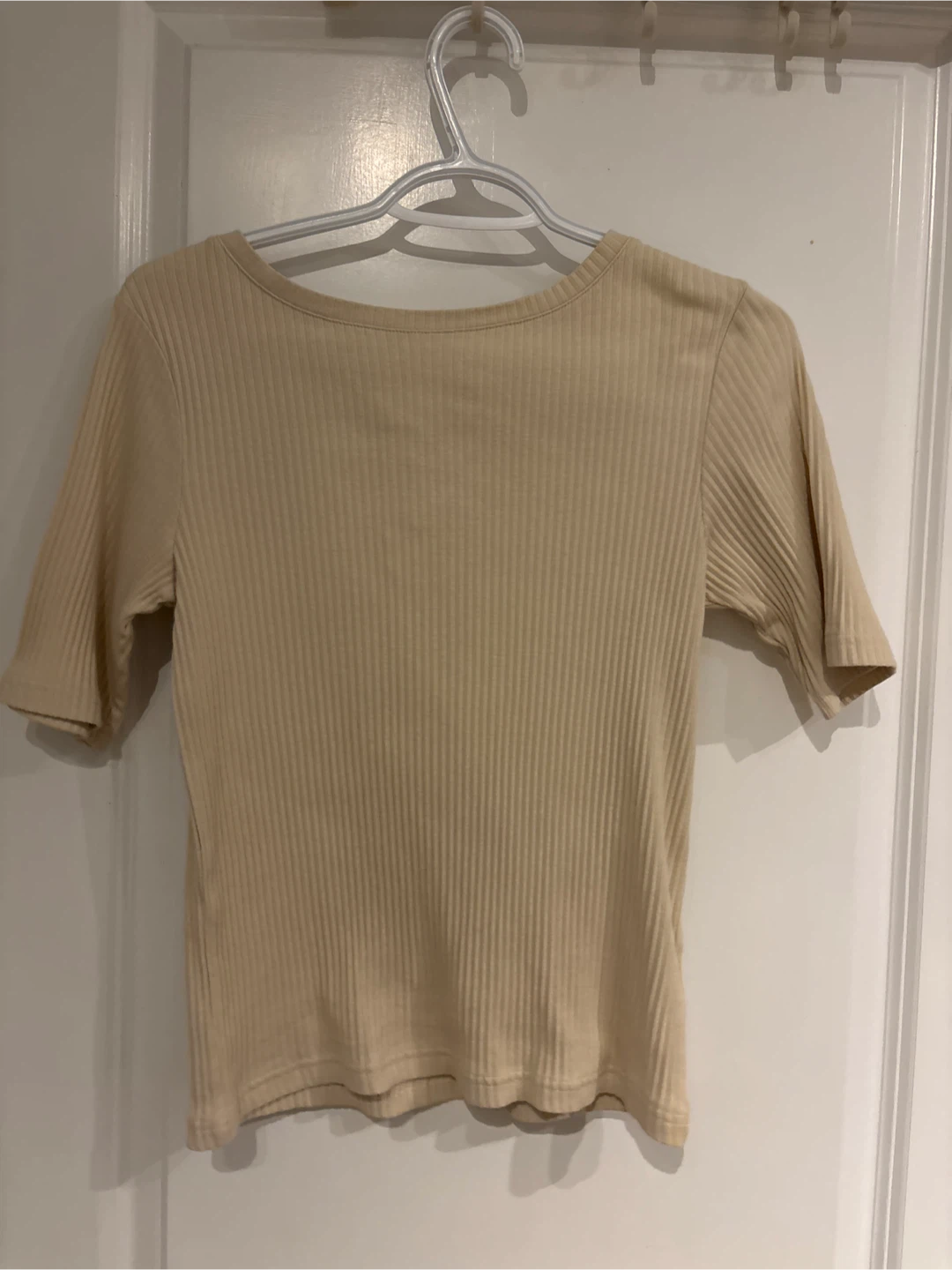 Ribbed Lace-Up T-Shirt - photo 2