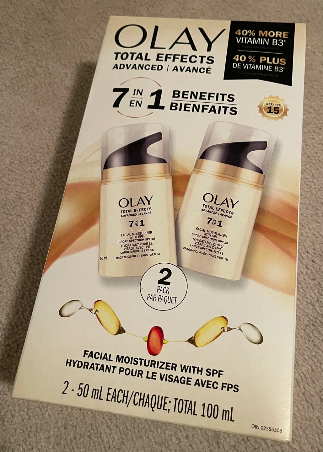 Olay  7 in 1 Facial Moisturizer SPF 15 (2-Pack)