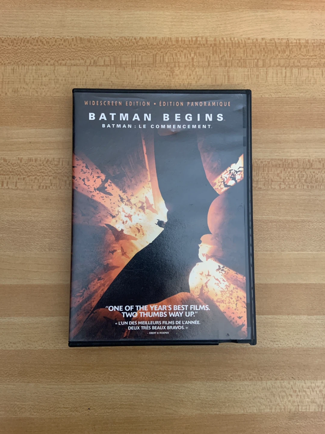 Batman Begins DVD Ready to Watch