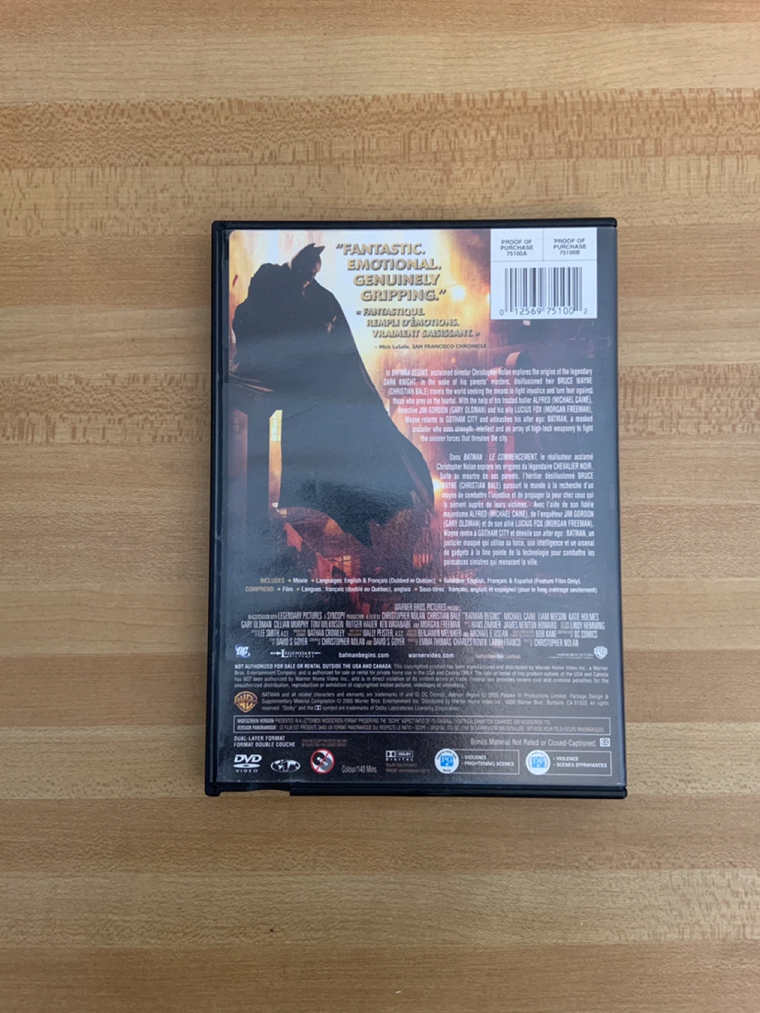Batman Begins DVD Ready to Watch - photo 2