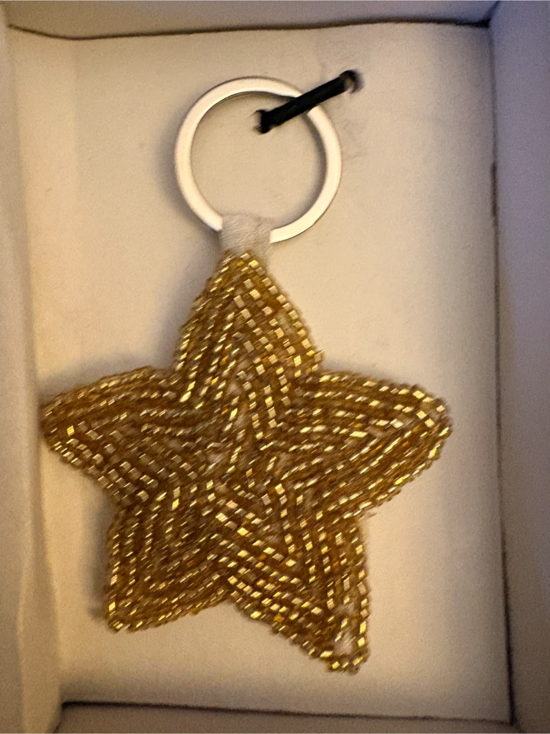 NWT Rachel Zoe Beaded Coin Purse & Star Keychain Set - photo 2
