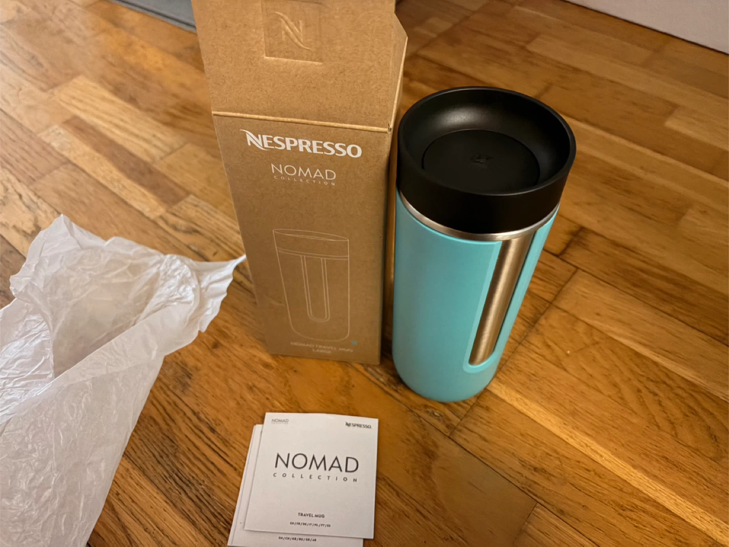 Nespresso Nomad Collection Travel Mug - Teal