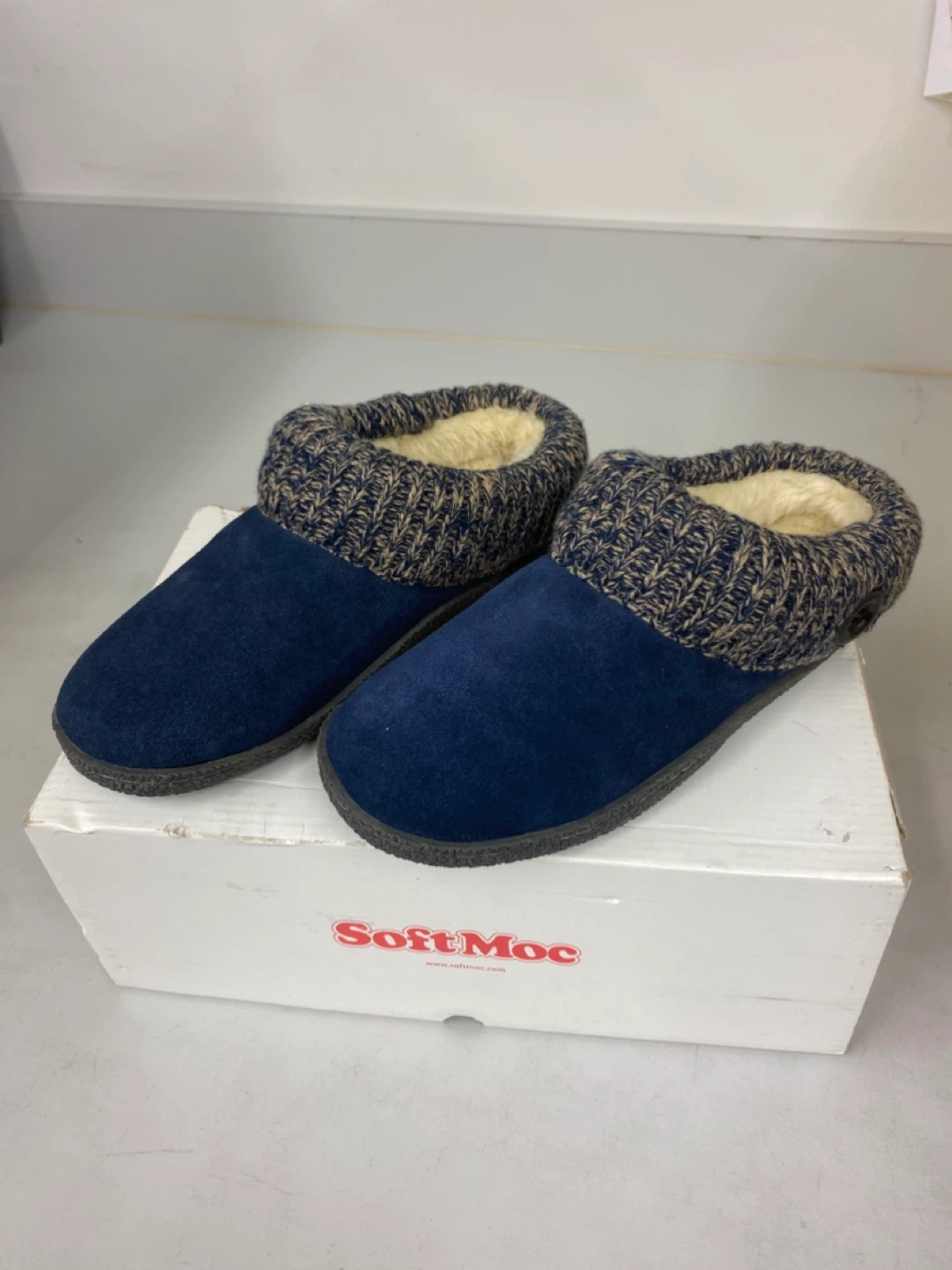 SoftMoc Women’s Knit Scuff Slippers Size - 7
