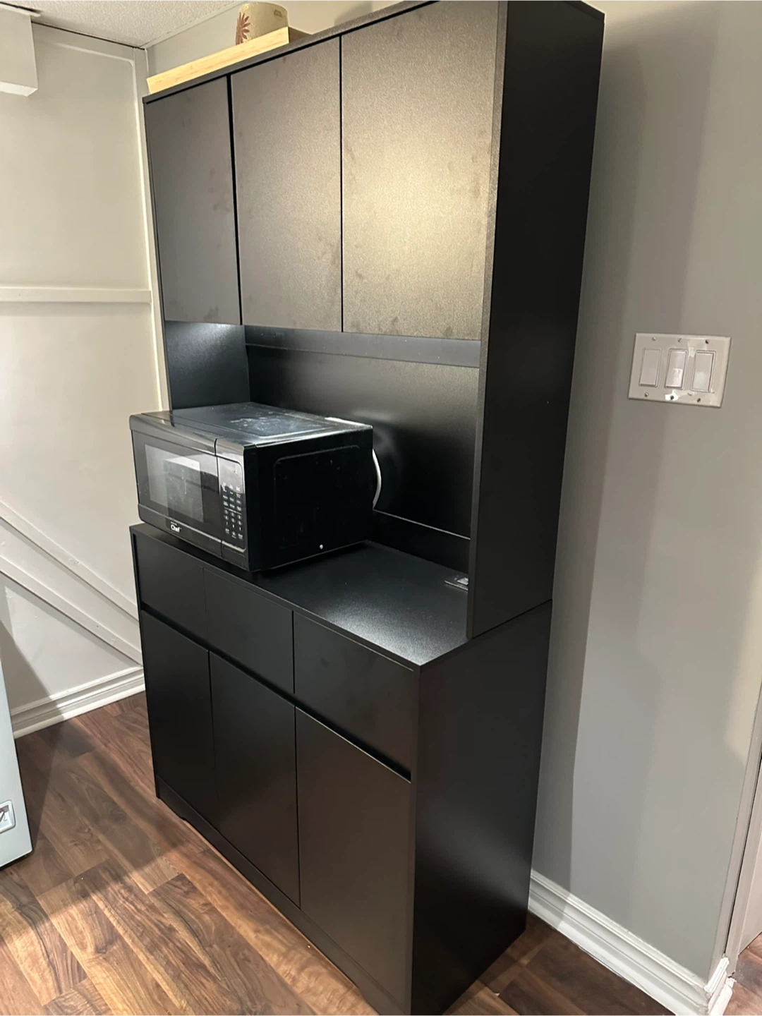 Kitchen Pantry with Charging Station & LED - Open Box - photo 2