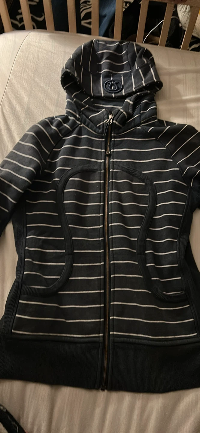 Lululemon Hoodie Zip up Striped