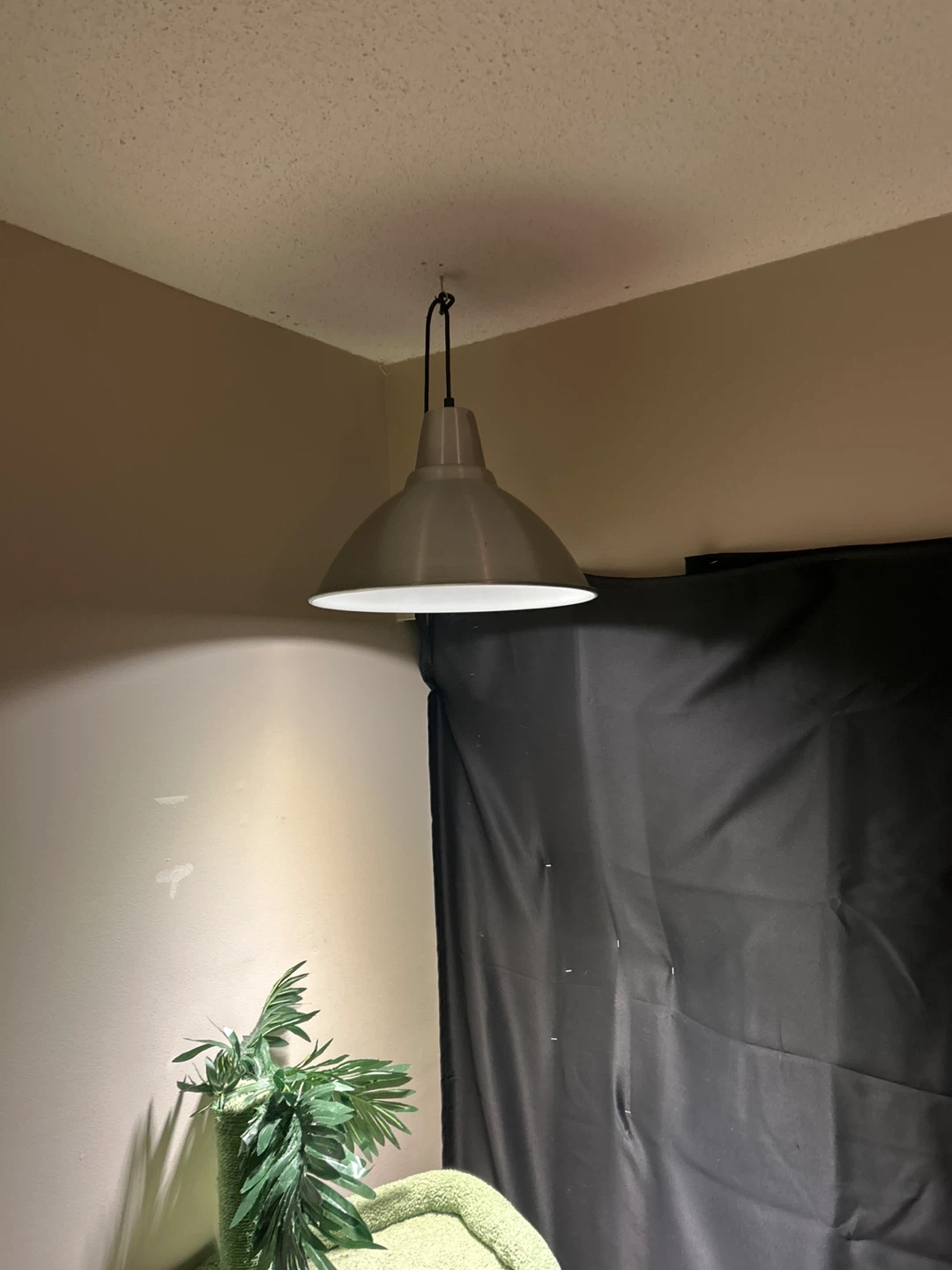 Hanging pendant light with XL plug chord included smart bulb - photo 3