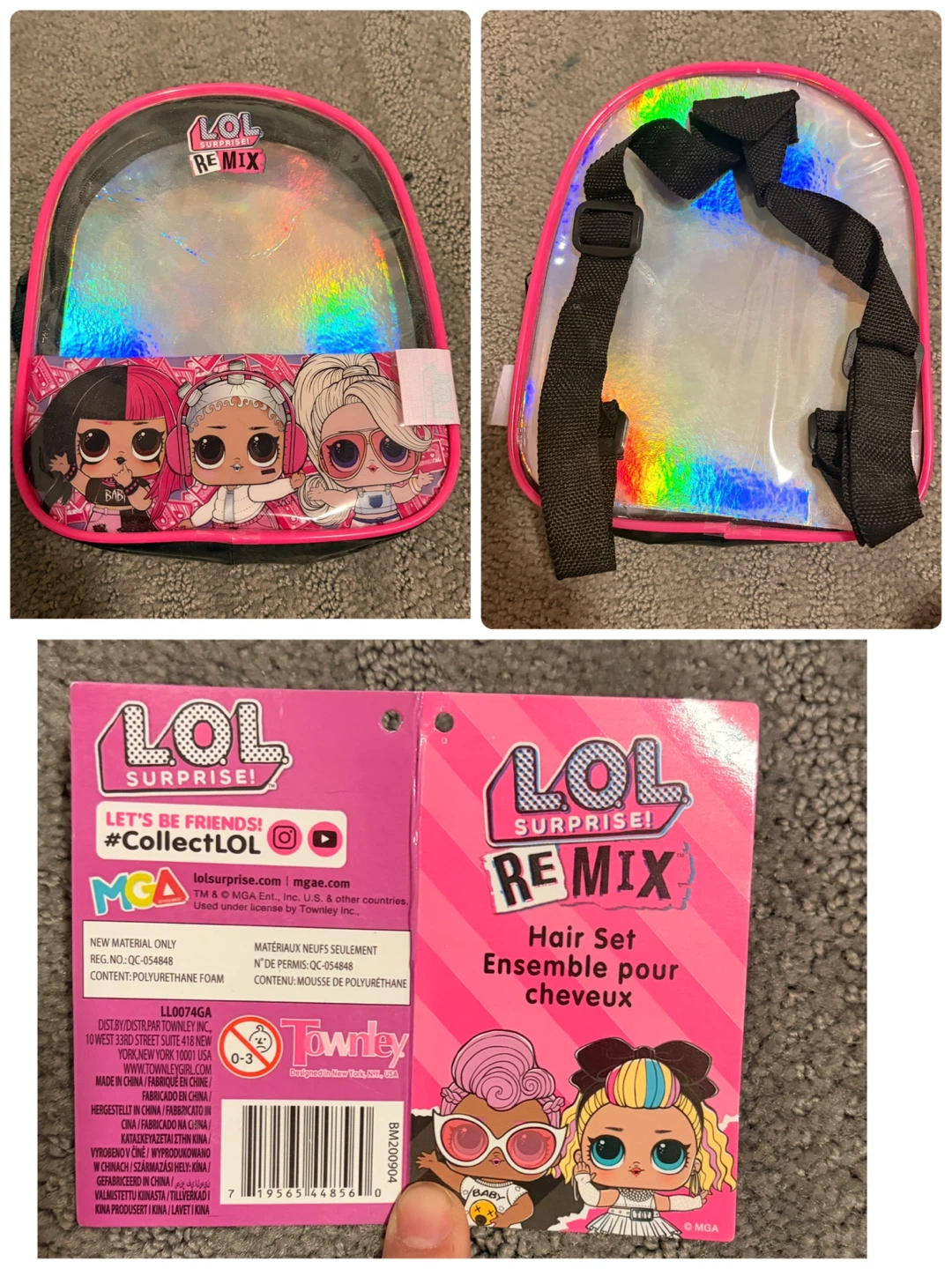 LOL Surprise Remix Hair Set Mini Backpack