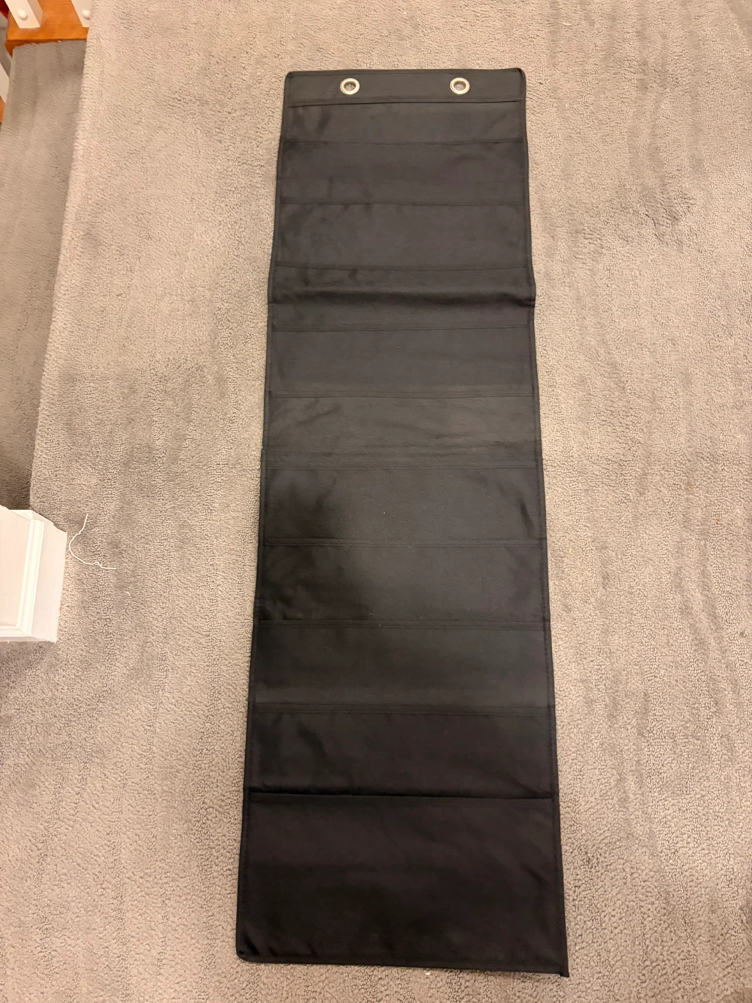 Black Hanging Organizer with 12 Pockets