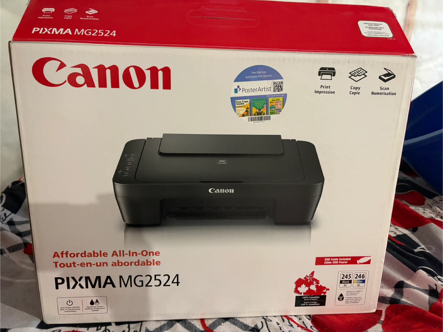 Canon PIXMA MG2524 All-In-One Printer