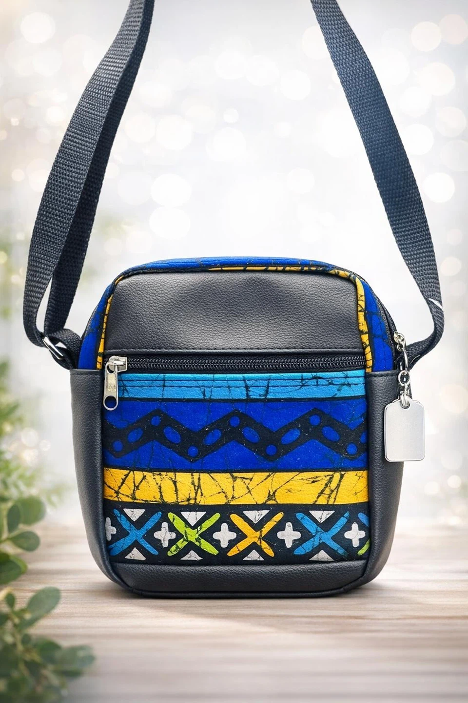 Crossbody Bag with Colorful Print - photo 3