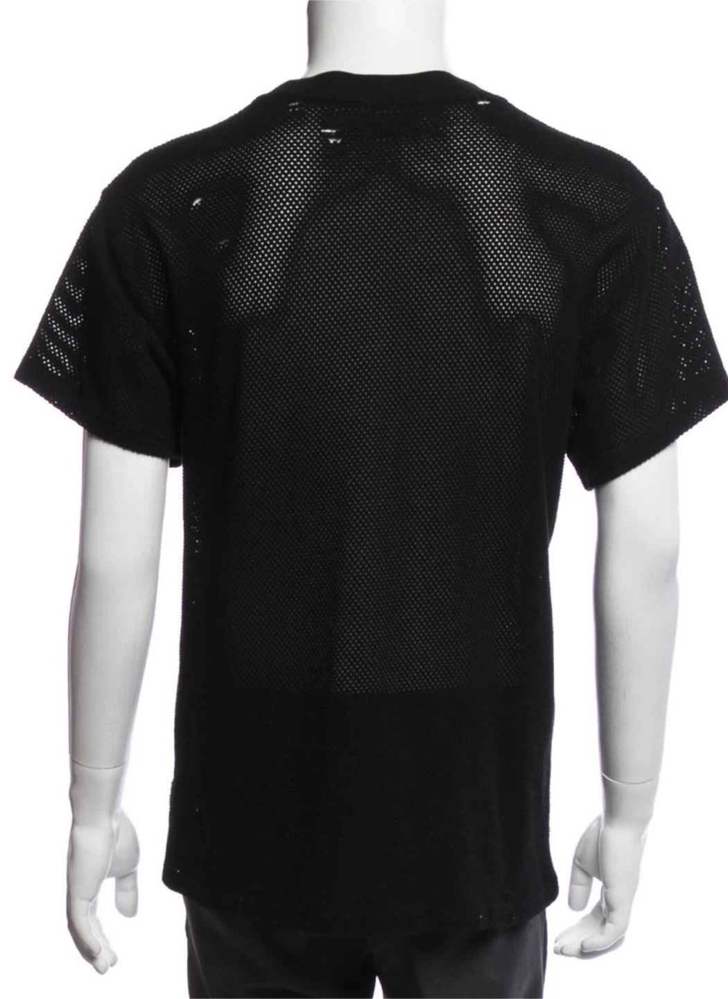 Amiri Black Air Force Panthers Mesh T-Shirt - photo 4