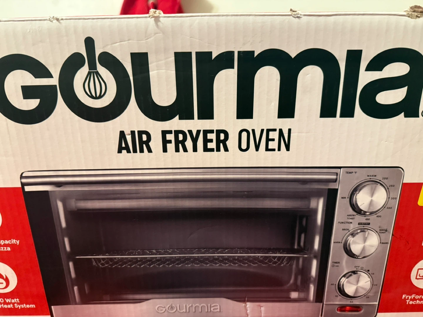 Gourmia Air Fryer Oven - Stainless Steel Accents - photo 2