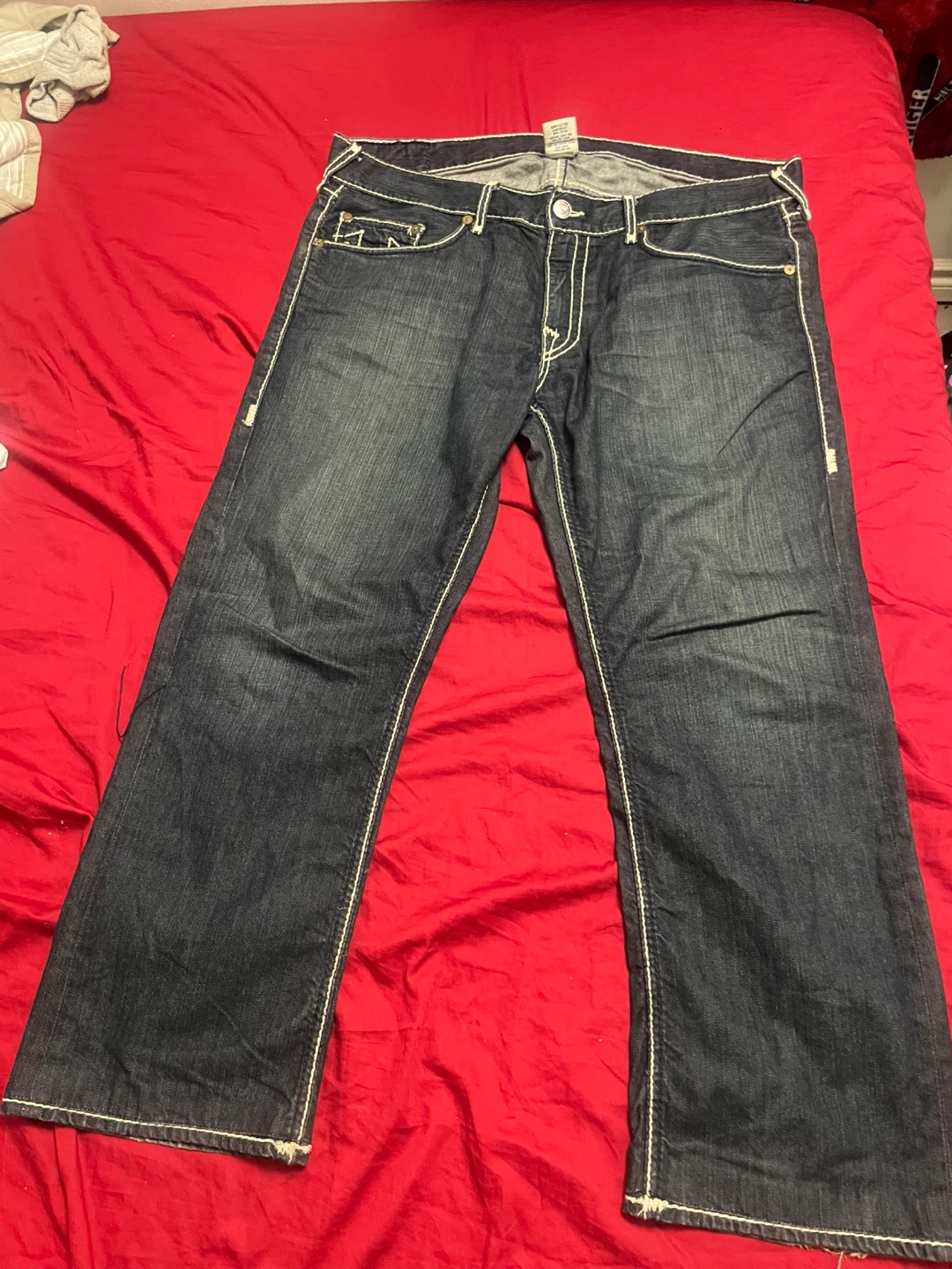 True Religion Straight Section Jeans - Size 38