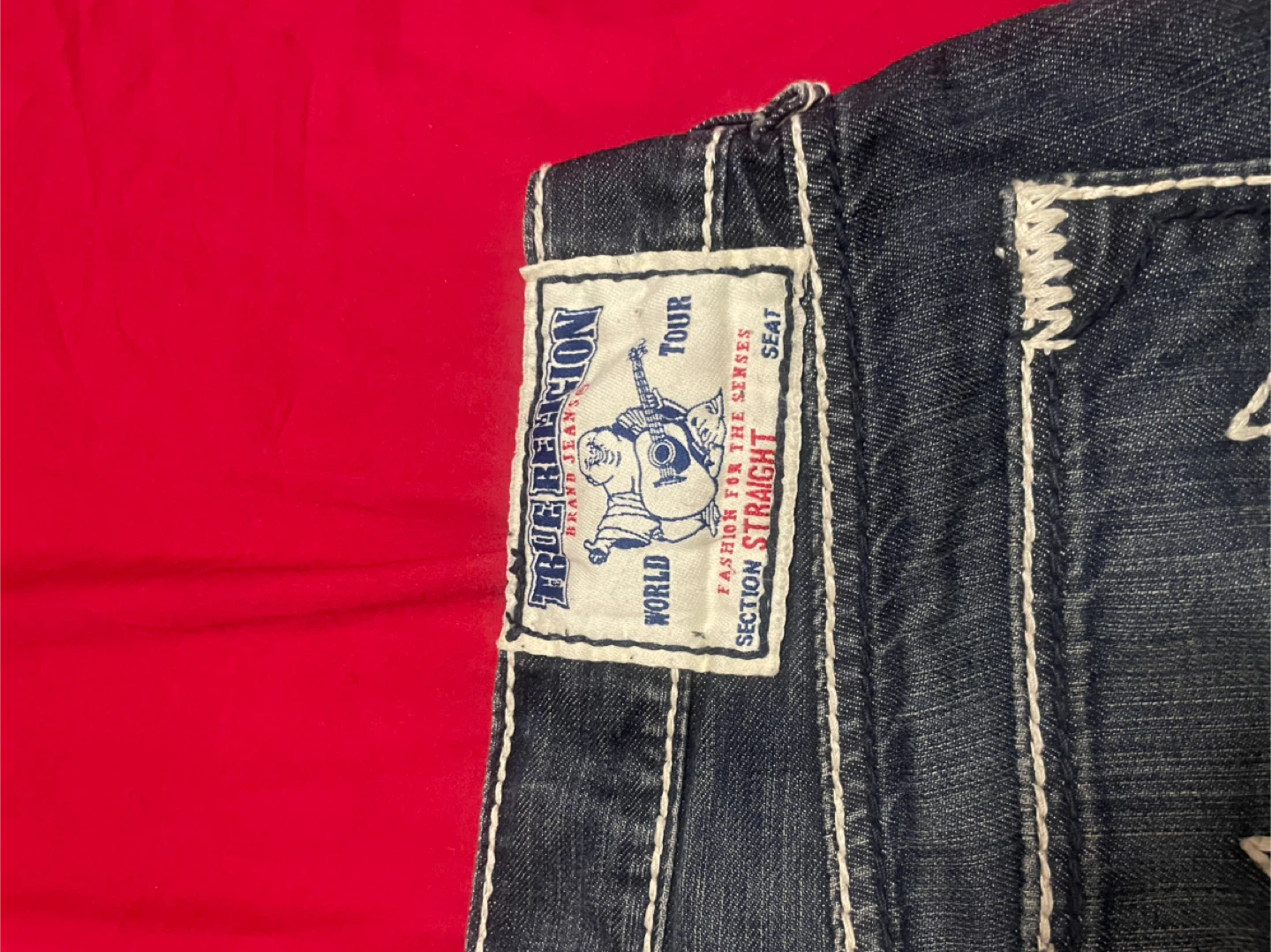 True Religion Straight Section Jeans - Size 38 - photo 5