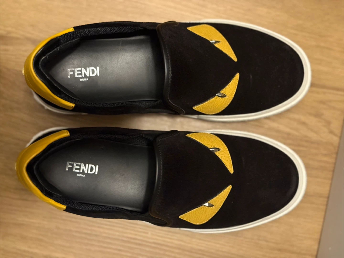 Fendi Monster Slip-On Sneakers