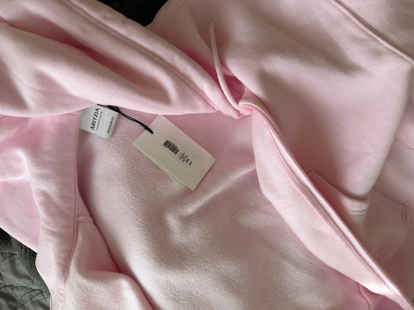 ARITZIA Cozy Sweatfleece Perfect Zip Hoodie - Pink - photo 3