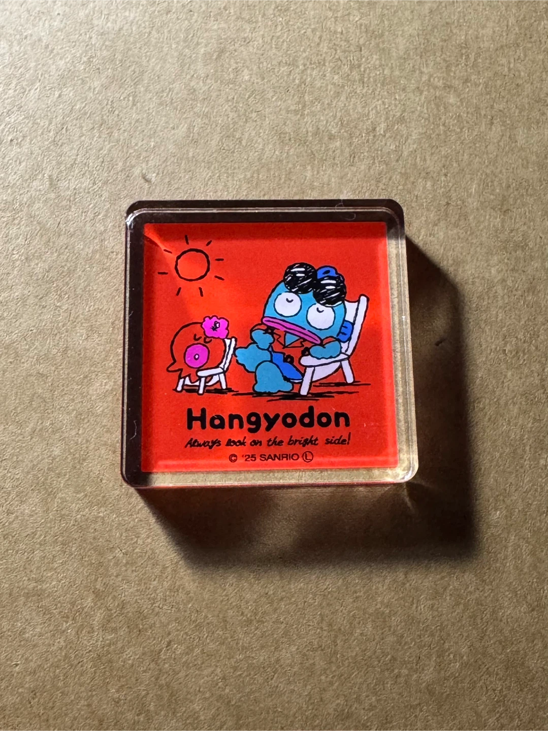 Sanrio Hangyodon Acrylic Square Block