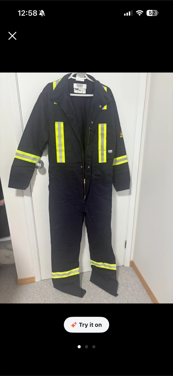 Workwear Coveralls with Reflective Strips
