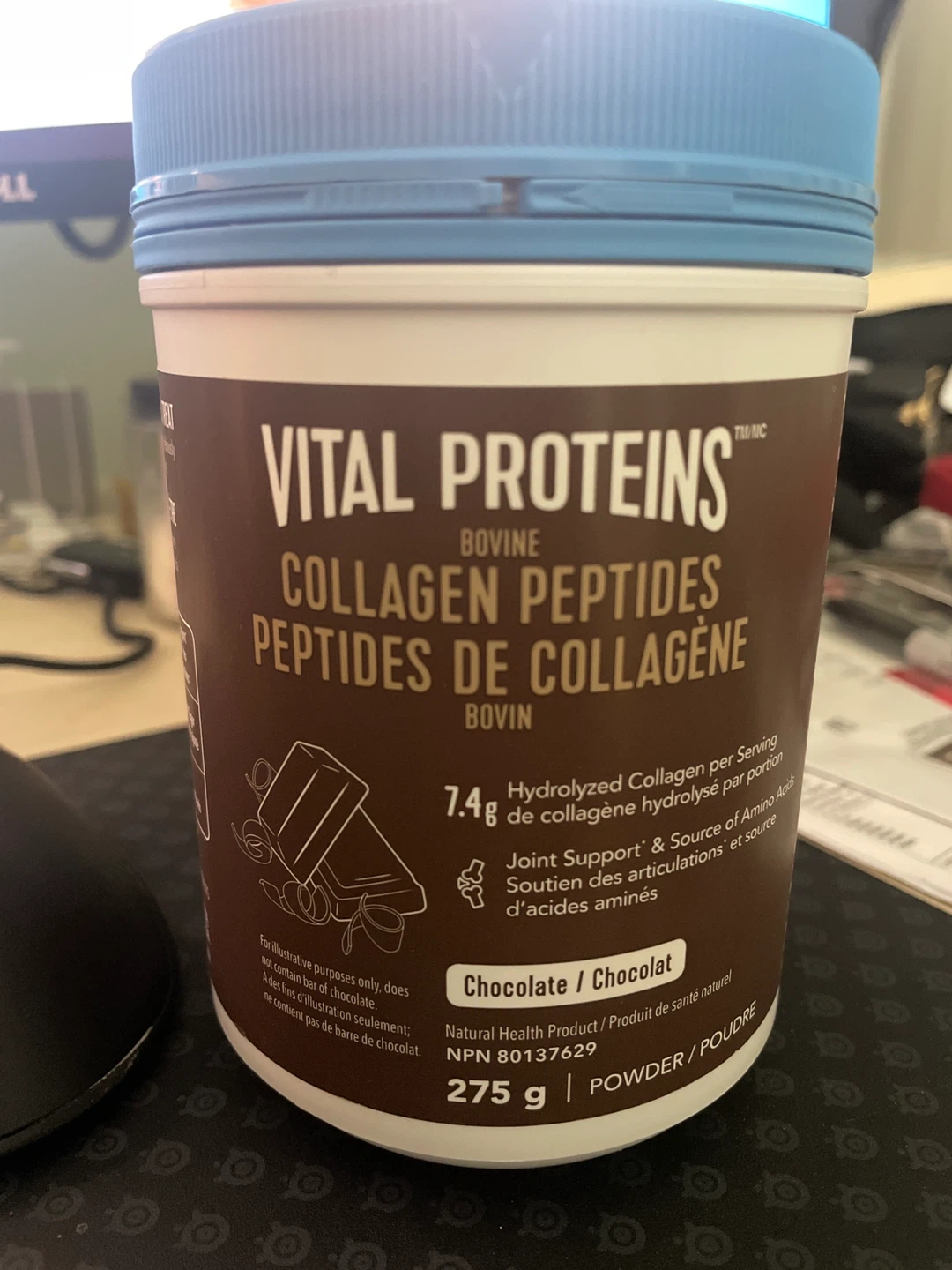 Vital Proteins Chocolate Collagen Peptides Powder 275g