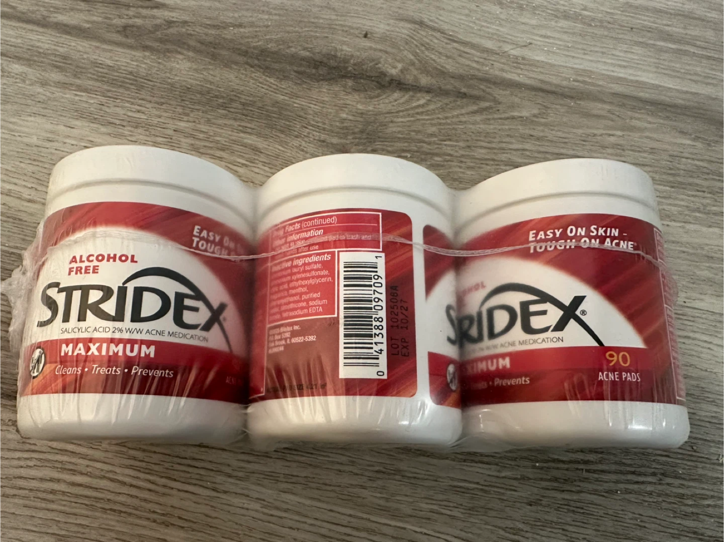 Stridex Maximum Strength Acne Pads - 90 Count