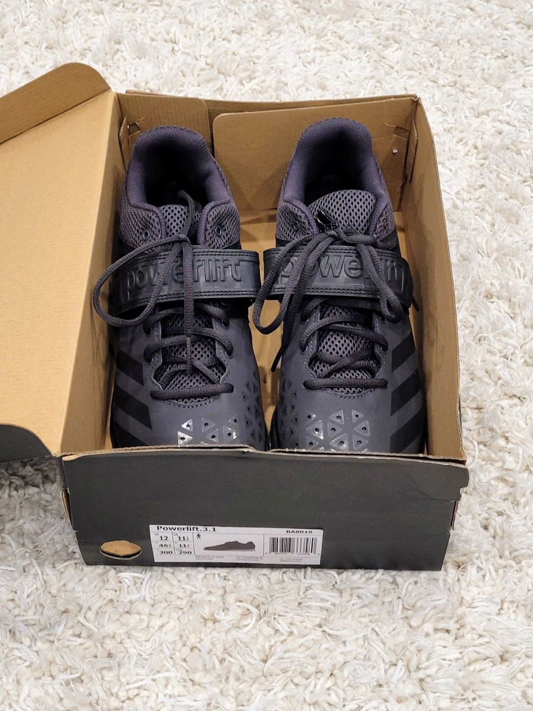 Adidas Powerlift.3.1 Weightlifting Shoes Size 12 Grey - photo 3