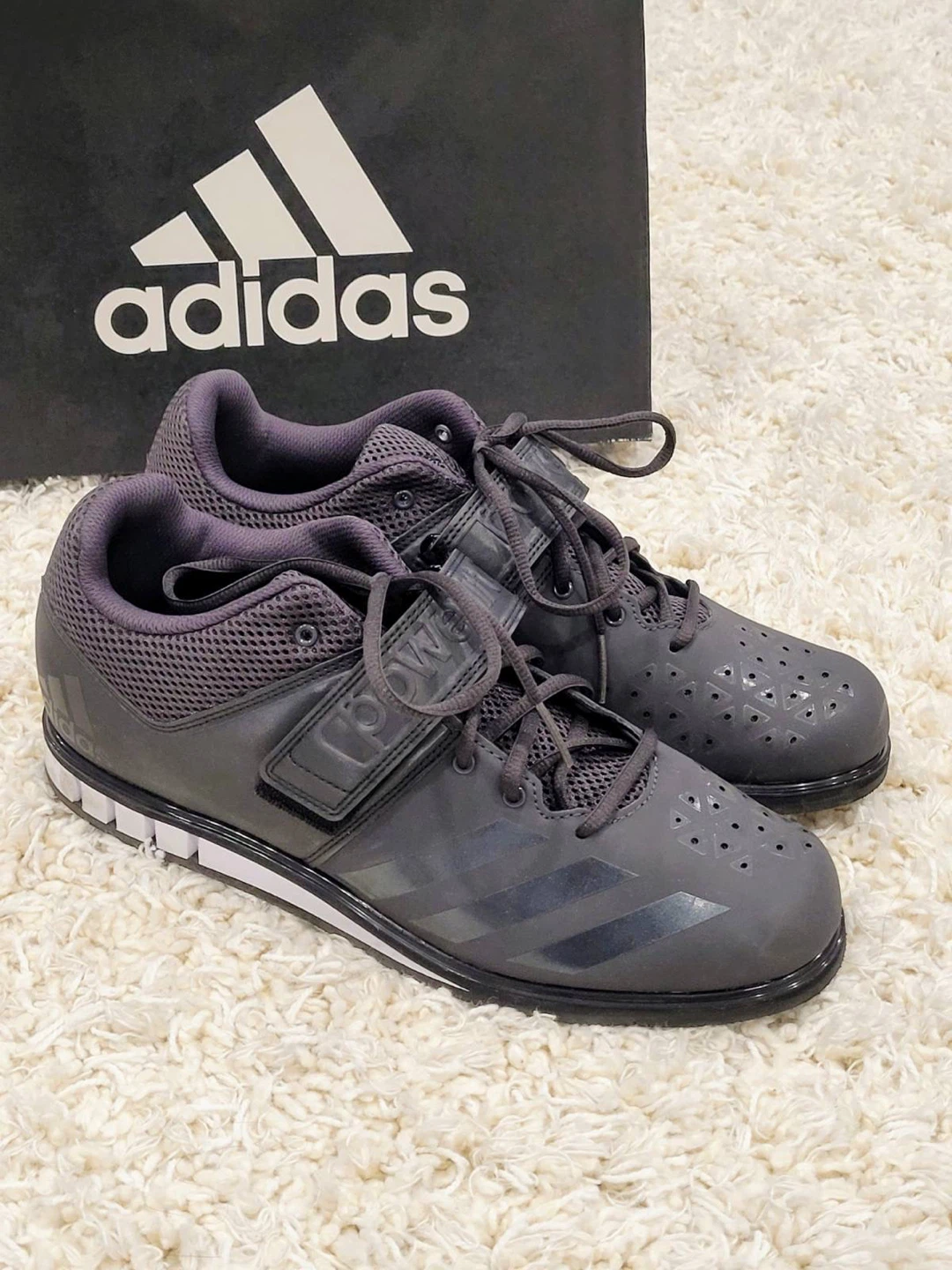 Adidas Powerlift.3.1 Weightlifting Shoes Size 12 Grey - photo 2