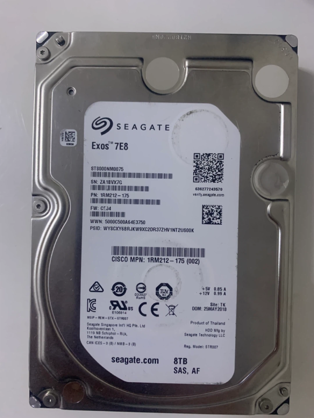 Massive 8TB Seagate Exos 7E8 Enterprise Hard Drive – High-Speed - photo 5