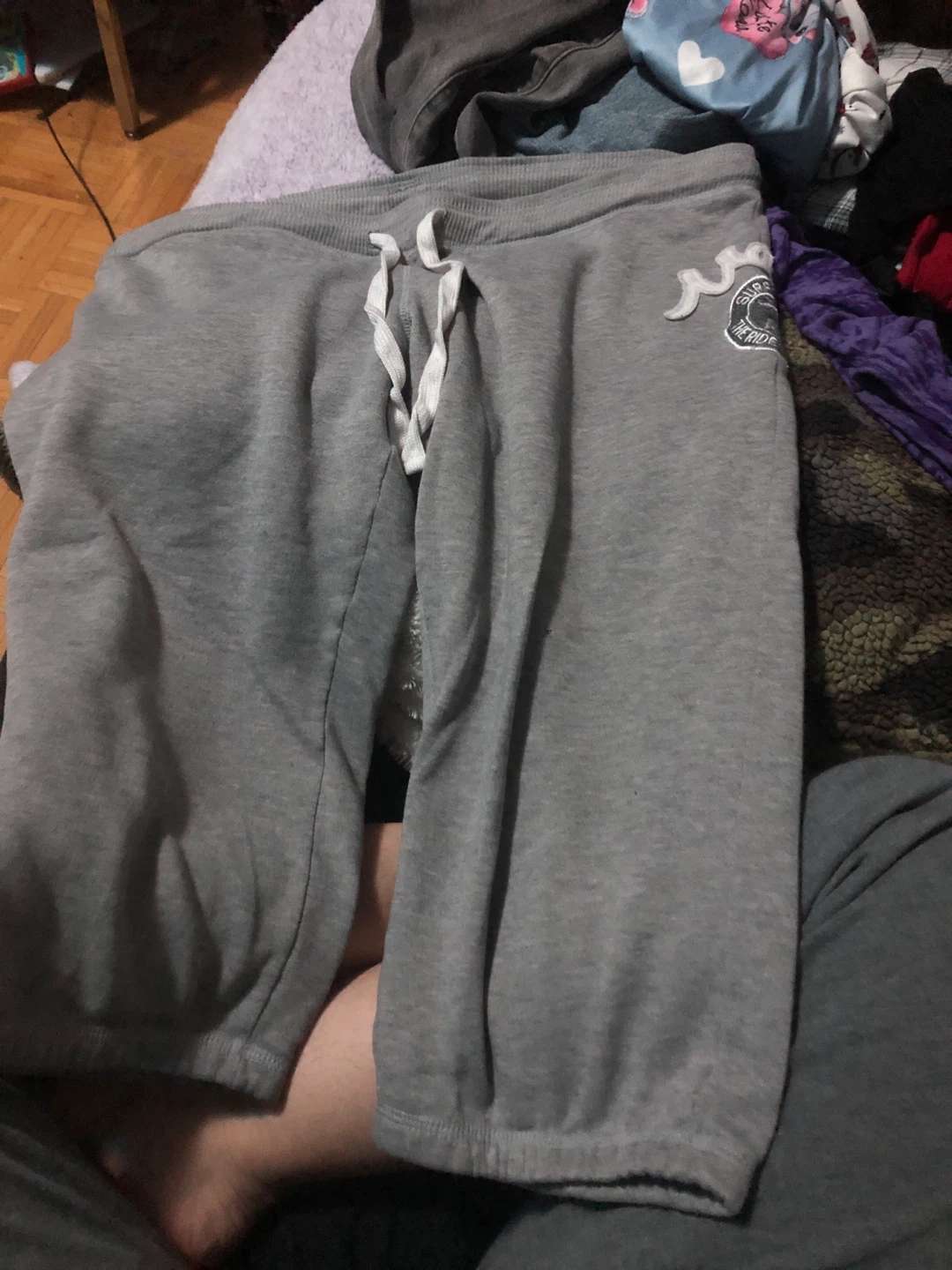 Grey Capri Sweatpants